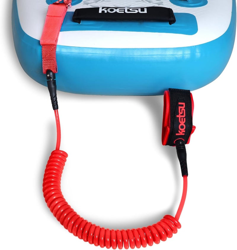 KOETSU Store Premium Paddle Board Leash - 10ft SUP Ankle Safety Rope, 7mm Thick Surfboard Leash for Longboard, Stand Up Paddle Board Accessories, SUP Replacement Leg Rope - Image 5